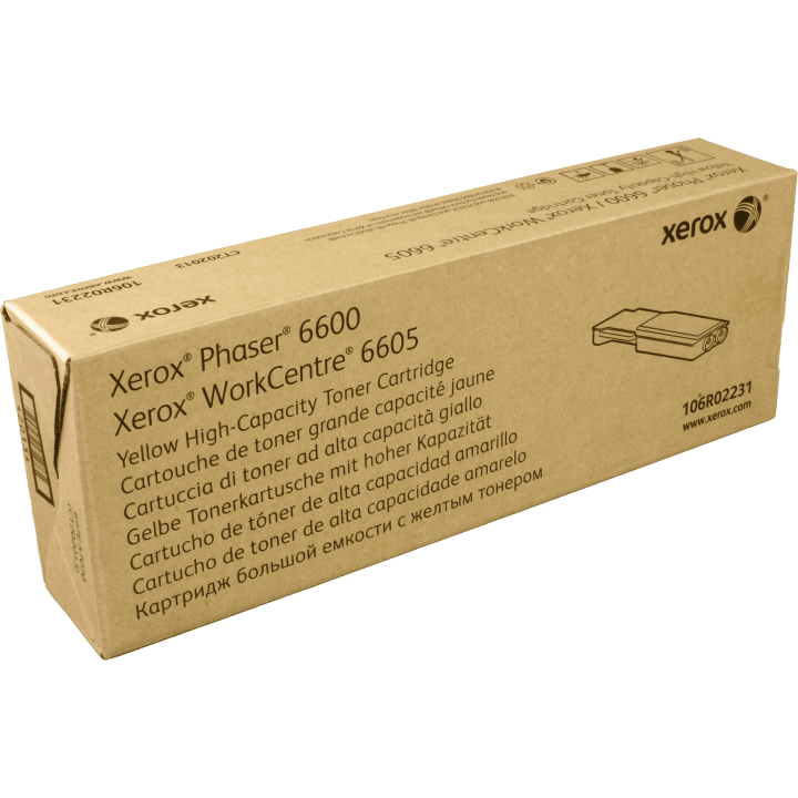 Original Xerox 106R02231 Toner gelb, Kapazität bis zu 6 000 Seiten